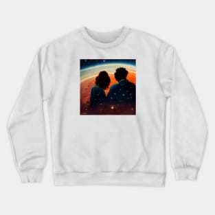 We Belong To Each Other in the Cosmos Crewneck Sweatshirt